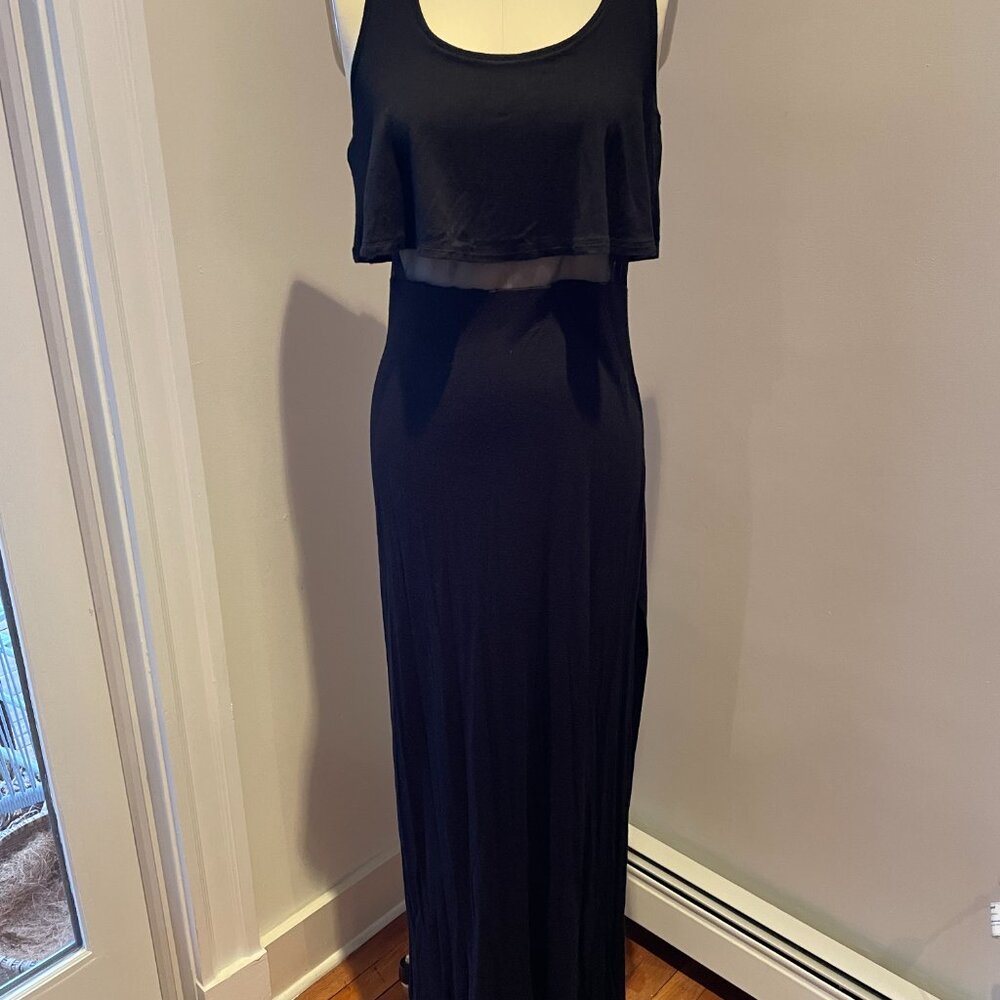 BCBGeneration black maxi dress, casual, size medium
